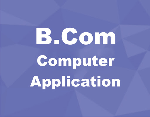 Bachelor of commerce in Computer Application